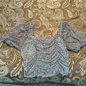 Floral cropped top